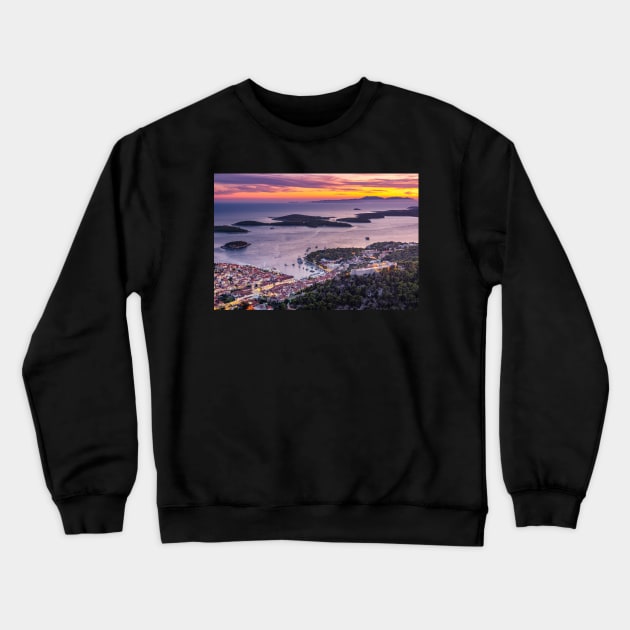 Hvar Crewneck Sweatshirt by ivancoric